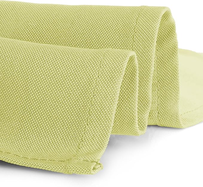 Gee Di Moda Rectangle Tablecloth - 90 x 132 Inch Yellow Table Cloth for 6 Foot Tables with Floor-Length Drop - Heavy Duty Washable Fabric for Holiday Party, Dinner, Weddings & Baby Shower