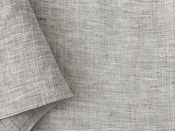 100% Linen Fabric – Yarn Dyed Chambray, Pre-Washed, Lightweight Crisp & Cool Handfeel, 52–54" Wide – The Linen Lab (Oatmeal Brown 7068, 3y)
