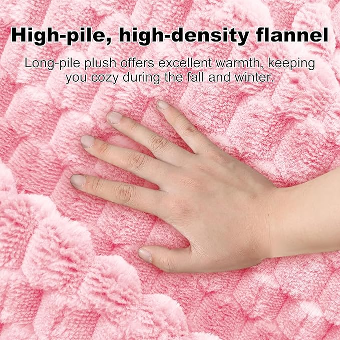 Dog Bed Crate Mat, Soft Durable Washable Anti-Slip Kennel Pad for Dogs & Cats, Reversible (Pink, S(24"*18"*1.5"))