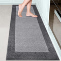 DOMUSTEX Machine Washable Kitchen Rug 24" x 70", Non Slip Kitchen Mat for Floor, Absorbent Entrance Runner Rug for Bedroom, Hallway, Bathroom, Door (Roll Packing)
