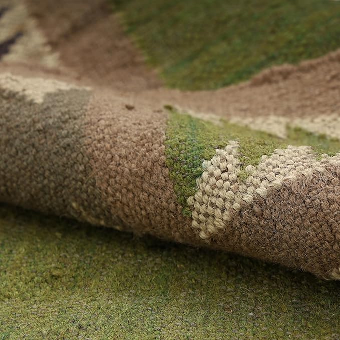 Klim Wool Jute Rug – Handwoven Elegance and Durability (Design 5)