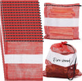 GliCraft 60 Pcs Onion Bags Reusable Mesh Produce Storage with Drawstring Firewood Bags Onion Potato Storage Sacks for Garden Vegetable Fruit Produce Packaging Supplies (24 x 28 Inch)