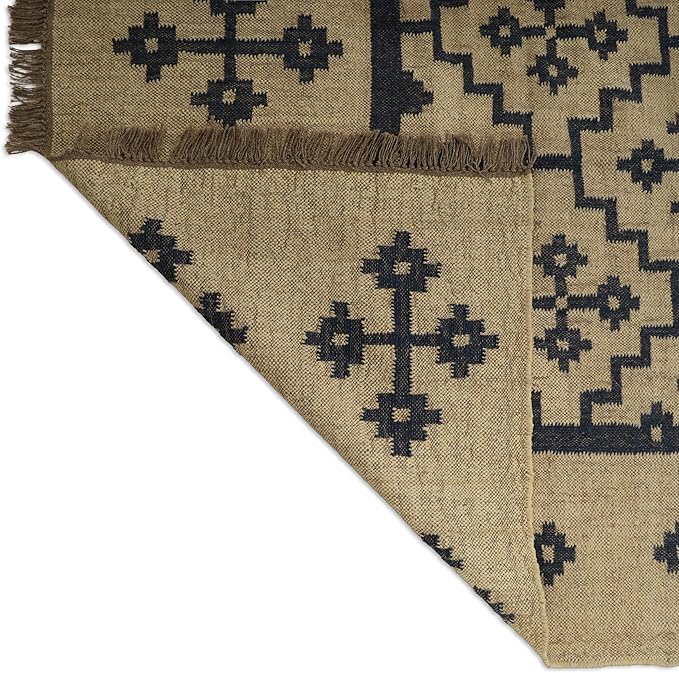 Klim Wool Jute Rug – Handwoven Elegance and Durability (Design 18)