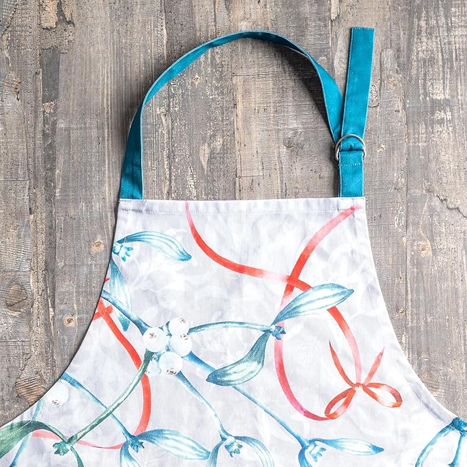 Maison d' Hermine 100% Cotton Apron for women with Pocket Kitchen Chef Apron for Men Cooking Gardening Server Waitress