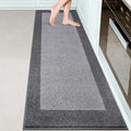 DOMUSTEX Machine Washable Kitchen Rug 24" x 84", Non Slip Kitchen Mat for Floor, Absorbent Entrance Runner Rug for Bedroom, Hallway, Bathroom, Door (Roll Packing)