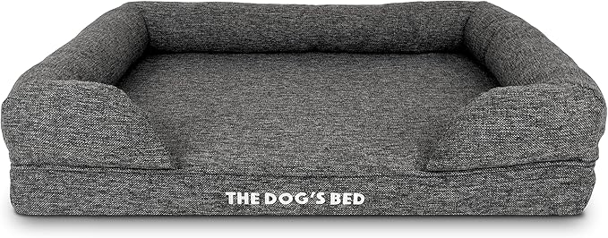 The Dog's Bed Replacement Outer Cover ONLY (Outer Cover ONLY - NO Bed, NO Waterproof Inner) for The Dog's Bed, Washable Oxford Fabric, Medium (Grey Linen) Veterinary Approved
