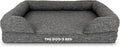 The Dog's Bed Replacement Outer Cover ONLY (Outer Cover ONLY - NO Bed, NO Waterproof Inner) for The Dog's Bed, Washable Oxford Fabric, Medium (Grey Linen) Veterinary Approved