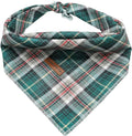 Elegant Tail Christmas Bandana - Soft, Adjustable, Washable Square Dog Scarf for Small to Large Dogs - Perfect for Girls and Boys