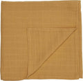 Huxie Swaddle - 100% Organic Cotton - Muslin Swaddle Blankets for Newborn, 47" x 47" (Autumn Yellow)