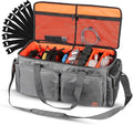 ASEG Gear Heavy Duty - DJ Cable Bag Organizer with Detachable Dividers – Travel Gig Bag – Case for Equipment - Music Equipment & Accessories - Heavy Duty Exterior & Padded Nylon Interior