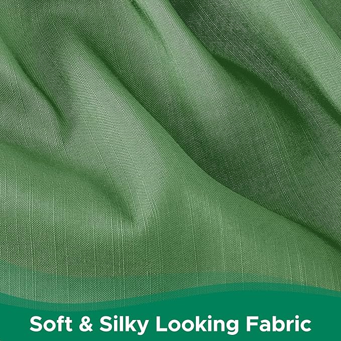 Biscaynebay Wrap Around Bed Skirts for Queen Beds 19" Long Drop, Sage Adjustable Elastic Dust Ruffles Easy Fit Wrinkle Resistant Silky Luxurious Fabric Machine Washable