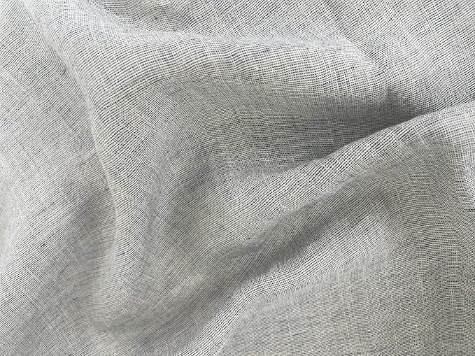 100% Linen Fabric – Yarn Dyed Chambray, Pre-Washed, Lightweight Crisp & Cool Handfeel, 52–54" Wide – The Linen Lab (Dusty Blue 6226, 3y)