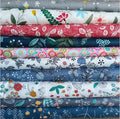 10Pcs 9.8" x 9.8"(25 * 25CM) Cotton Fabric DIY Making Supplies Quilting Patchwork Fabric Fat Quarter Bundles DIY for Quilting Cotton Patchwork Cushions (10pcs Mix, 9.8" x 9.8")