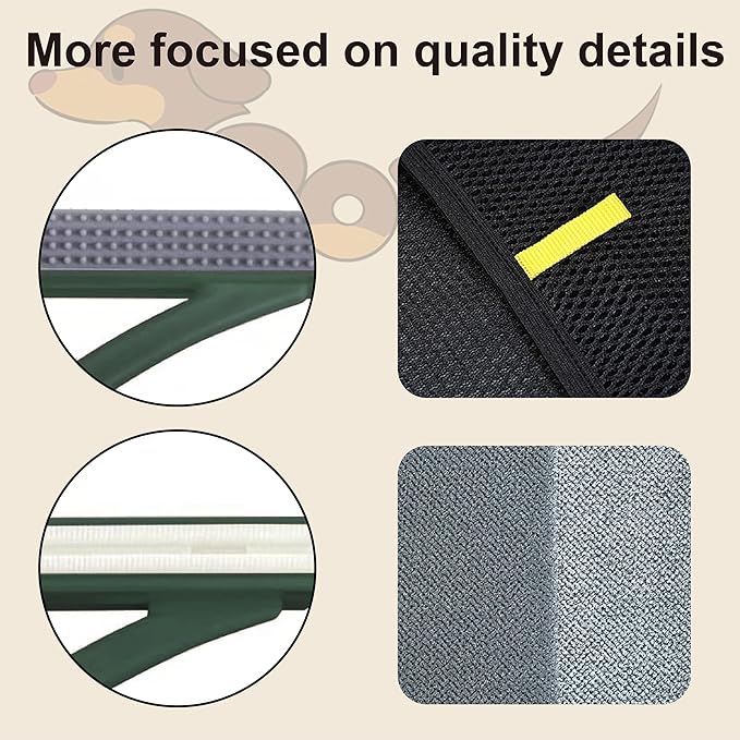 Rorodog 3-Pack Magic Brush Pet Hair Removal Gloves with A Hair/Lint Removal Tool – Remove Cat/Dog Fur from Clothing, Furniture, Car Seats, Bedding & Carpet