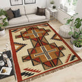 Klim Wool Jute Rug – Handwoven Elegance and Durability (Design 15)