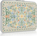 iCasso Laptop Sleeve 13 inch for MacBook Air 13-13.6 inch, Cute Laptop case for MacBook Pro 13 inch, Slim Protective Travel Carrying Case for MacBook Pro 14 inch, Chromebook, HP, Green Boho Floral