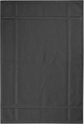 Ample Decor Cotton Bath Mats 34 X 20 Inches, 1350 GSM Oeko Tex Certified Solid Construction Thick & Plush, for Bathroom Floor, Shower – Grey