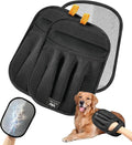 Mjhluxe 2-Pack Pet Hair Removal Glove for Cats & Dogs, Five-Finger Electrostatic Reusable Gloves for Removing Fur from Couch, Carpet, Clothing & Car Seats