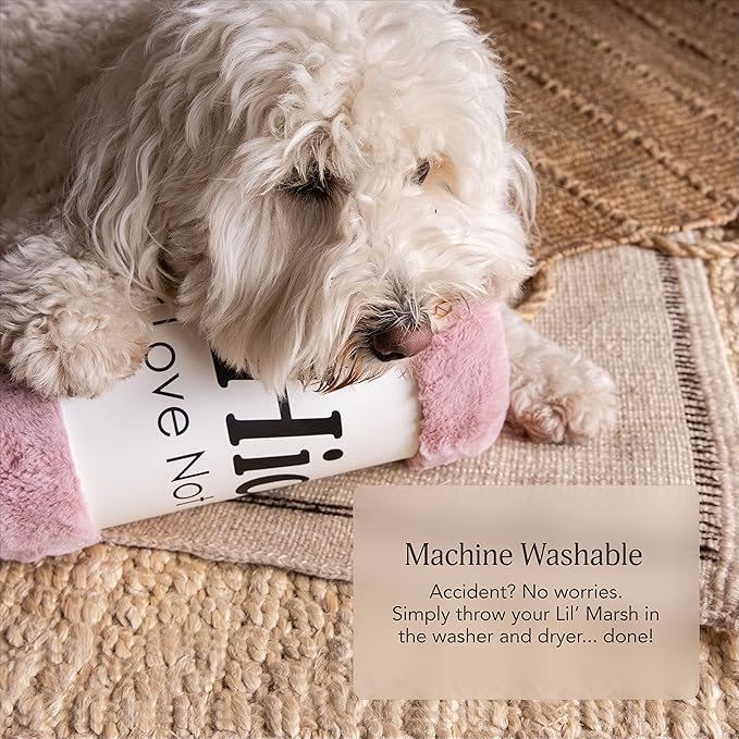 UnHide Lil’ Pet Marsh - Faux Fur Pet Blanket - Extra Soft, Lightweight, Durable Pet Blanket - Machine Washable - for Bed Cover, Couch Protection, and Crate Comfort - Greige, 34” x 44”