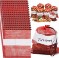 GliCraft 250 Pcs Onion Bags Reusable Mesh Produce Storage with Drawstring Firewood Bags Onion Potato Storage Sacks for Garden Vegetable Fruit Produce Packaging Supplies (22 x 24 Inch)