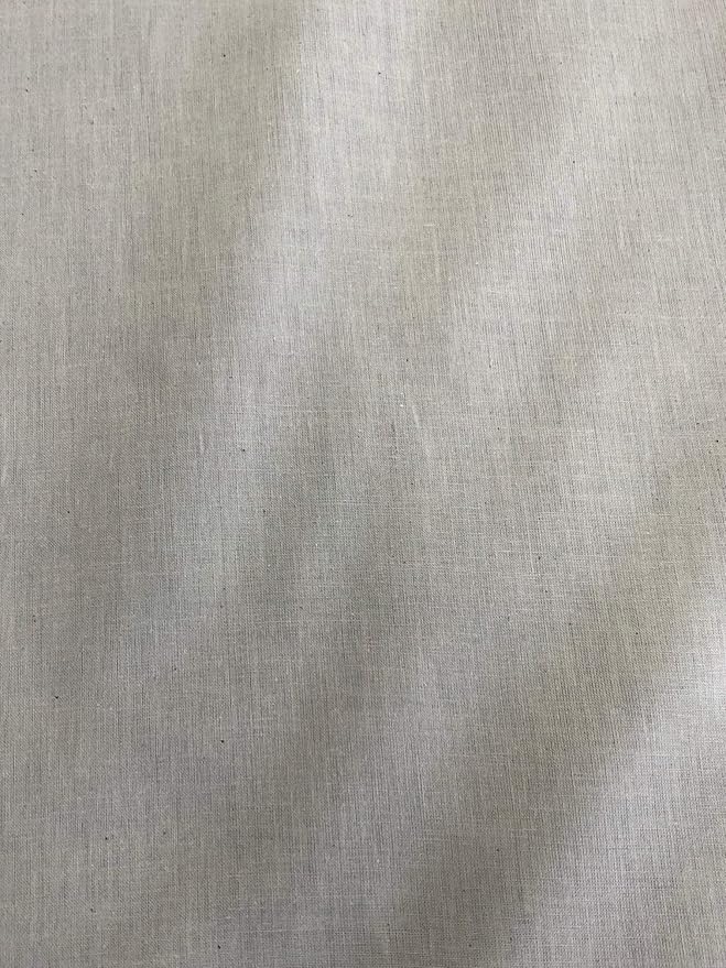 AK TRADING CO. Muslin Fabric/Textile Unbleached - Draping Fabric - Natural 1 Yard Medium Weight - 100% Cotton (63in. Wide)