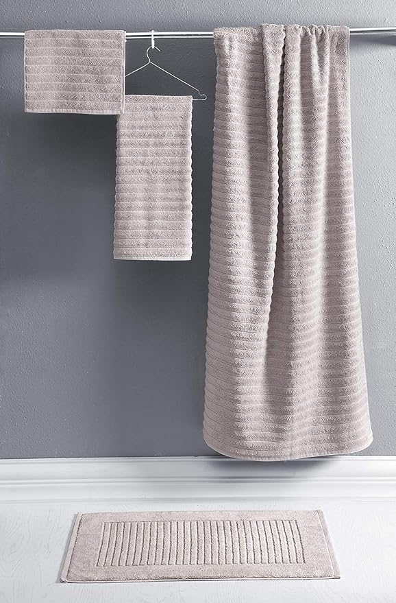 Classic Turkish Towels CTT - 2 Piece Bathroom Rugs Set, 100% Cotton Bath Mats, Comfy & Highly Absorbent Bathroom Floor Mats, Machine Washable | 20"x32" (Color)