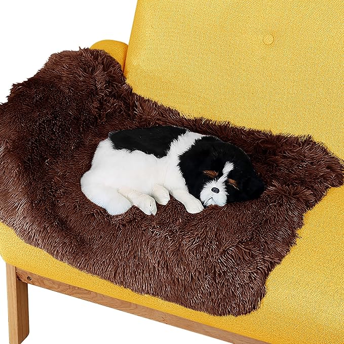 Petbuy Pet Dog Bed Blankets, Fluffy Fleece Dog Throw Blankets Sleep Mat,Soft Puppy Blankets Cat Kitten, S M L XL,Fuzzy Reversible Sherpa Blanket for Bed, Couch, Sofa, Travel,Washable & Lightweight