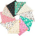 Craftido -25 Options- 100% Cotton Quilting Fabric Bundles 10pcs Fat Quarters 18”x21”-Medium Weight 5.2 oz- Soft Cotton for Quilting, Sewing Project, Patchwork, DIY Crafts – Day Dreaming