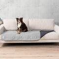 PetAmi Waterproof Bed Cover for Dogs, Pet Blanket Couch Cover, Reversible Furniture Cover Sofa Protector for Pet Cat Bed, Washable Dog Blanket for Seat, 30x70 Light Gray