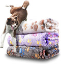 Dog Blankets for Medium Large Dogs Washable, 3 Pack Pet Blanket Washable 41" x 31", Fuzzy Soft Puppy Throw Cover for Kennel Crate Bed