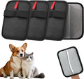 Liznkjious Pet Hair Removal Gloves, 4 Pack Reusable Washable Electrostatic Grooming Mitts for Cats & Dogs, Pet Fur & Lint Remover for Furniture, Carpet & Car Seat