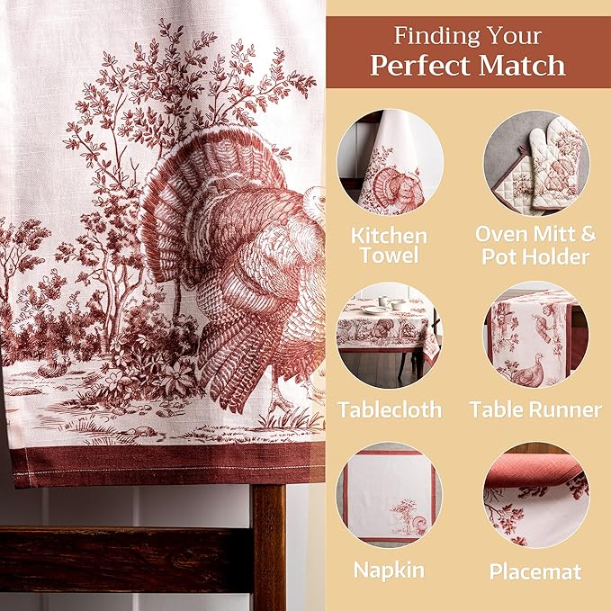 Maison d' Hermine 100% Cotton Apron for women with Pocket Kitchen Chef Apron for Men Cooking Gardening Server Waitress