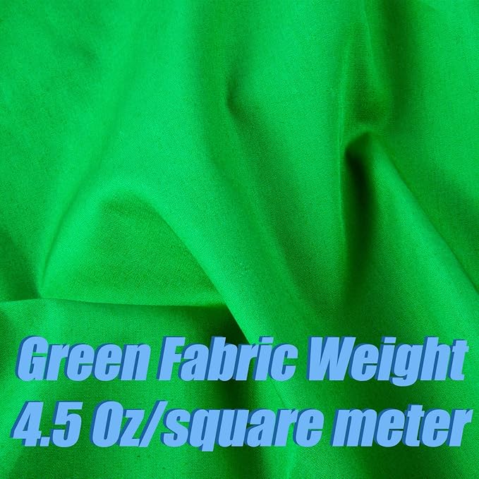 2 Yard Green Cotton Fabric,Natural Cotton Poplin Fabric by The Yard, 59 Inches Wide 100% Cotton Fabric,Soft Embroidery Muslin Quilting Material for Sewing Material Apparel Cloth