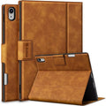 Antbox Case for iPad Air 11-inch M3 (2025) / M2 (2024), iPad Air 5th/4th Generation 10.9'' Vegan Leather with Pencil Holder Typing Angle Auto Sleep/Wake Muti-Stand