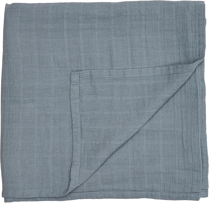 Huxie Swaddle - 100% Organic Cotton - Muslin Swaddle Blankets for Newborn, 47" x 47" (Tradewins)