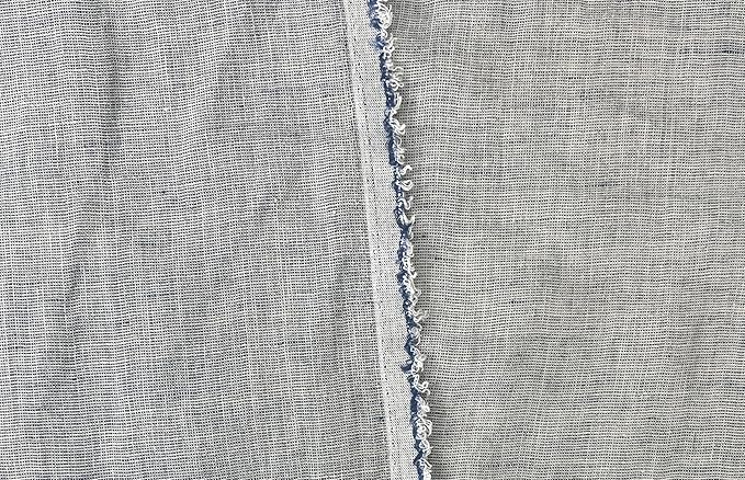 100% Linen Fabric – Yarn Dyed Chambray, Pre-Washed, Lightweight Crisp & Cool Handfeel, 52–54" Wide – The Linen Lab (Dusty Blue 6226, 1y)
