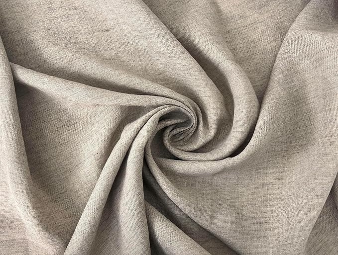 100% Linen Fabric – Yarn Dyed Chambray, Pre-Washed, Lightweight Crisp & Cool Handfeel, 52–54" Wide – The Linen Lab (Beige 4799, 3y)