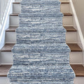 Well Woven Custom Size Hallway & Stair Runner- Harlow Delphi Taupe 27 Inches Wide x 14 Feet Long Runner (27" x 14') Runner Rug - Modern Stripes Pattern, Ultra-Soft, Easy-Clean