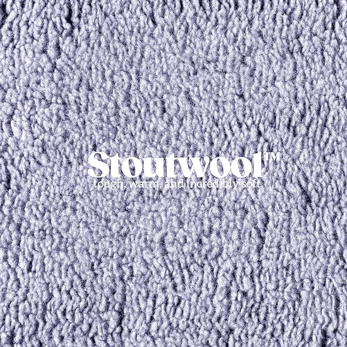 PELZIN Stoutwool Indestructible Dog Bed - Fluffy Chew Proof Dog Crate Pad - Tough Kennel Pad for Aggressive Chewers - Washable, Ideal for Jumbo Breeds & Fits 54-Inch Crate - 53"x35", Jacaranda