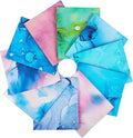 Craftido -25 Options- 100% Cotton Quilting Fabric Bundles 10pcs Fat Quarters 18”x21”-Medium Weight 5.2 oz- Soft Cotton for Quilting, Sewing Project, Patchwork, DIY Crafts - Rainbow Inks