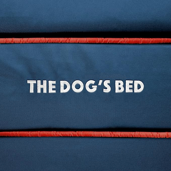 The Dog’s Bed, XL Oxford Blue, Memory Foam, Pain Relief: Arthritis, Hip & Elbow Dysplasia, Post Surgery, Lameness, Supportive, Calming, Waterproof Washable Cover, Veterinary Approved