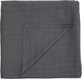 Huxie Swaddle - 100% Organic Cotton - Muslin Swaddle Blankets for Newborn, 47" x 47" (Soft Grey)