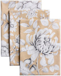 Maison d' Hermine Kitchen Towels Set of 3 100% Cotton 20" x 27.5" Reusable Cloth Tea Dish Towels Absorbent with Hanging Loop for Kitchen Dining Thanksgiving Christmas Decorations (Pretty Autumn)