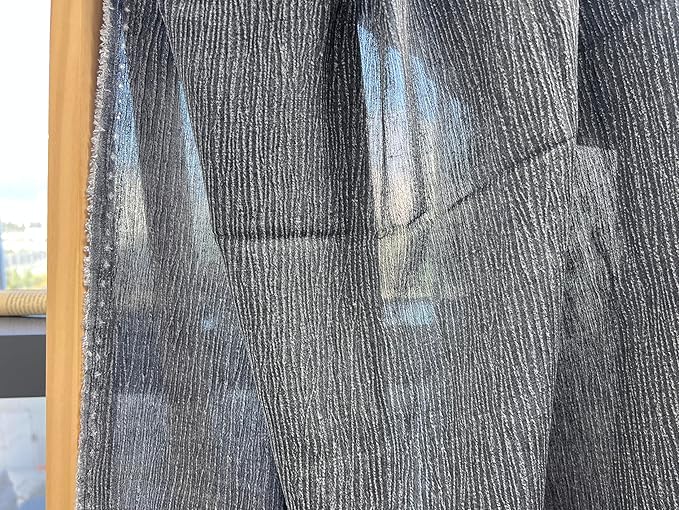 Linen Rayon Blend Fabric by The Linen Lab – Lightweight, Soft, Pre-Washed Material for Sewing, Clothing, Crafts & DIY (3 Yard pre Cut, Grey - Pigment Dyed)