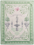 Maison d' Hermine Kitchen Towels Set of 2 100% Cotton 27.50" x 20" Reusable Cloth Tea Dish Towels Absorbent with Hanging Loop for Kitchen, Home, Dining, Cocktail Parties Spring/Summer (Jardin Du Roy)