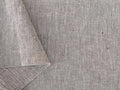 100% Linen Fabric – Yarn Dyed Chambray, Pre-Washed, Lightweight Crisp & Cool Handfeel, 52–54" Wide – The Linen Lab (Brown 4825, 1y)