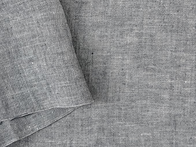100% Linen Fabric – Yarn Dyed Chambray, Pre-Washed, Lightweight Crisp & Cool Handfeel, 52–54" Wide – The Linen Lab (Sage Green 4802, 3y)