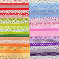 42Pcs 9.8" x 9.8"(25 * 25CM) Cotton Fabric DIY Making Supplies Quilting Patchwork Fabric Fat Quarter Bundles DIY for Quilting Cotton Patchwork Cushions (Pink/Purple, 9.8" x 9.8")