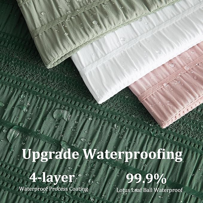 Siiluminisoy Pink Shower Curtain Farmhouse Shower Curtain for Bathroom Rustic Striped Fabric Shower Curtains 72 x 72