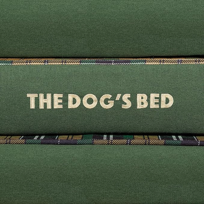 The Dog's Bed Replacement Outer Cover ONLY The Dog's Bed Orthopedic with Sides, Washable Fabric, Medium (Green Tartan) Veterinary Approved
